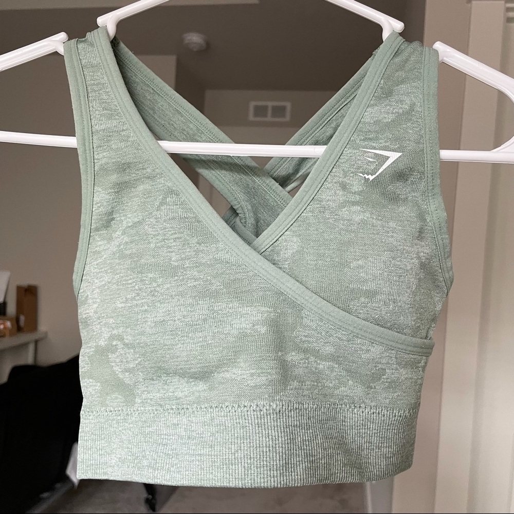 Gymshark Camo Seamless Sports Bra
